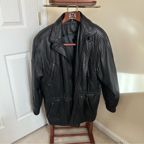 Vintage Peter Millar Crown Sport Leather Jacket Size 40 - Picture 12 of 12